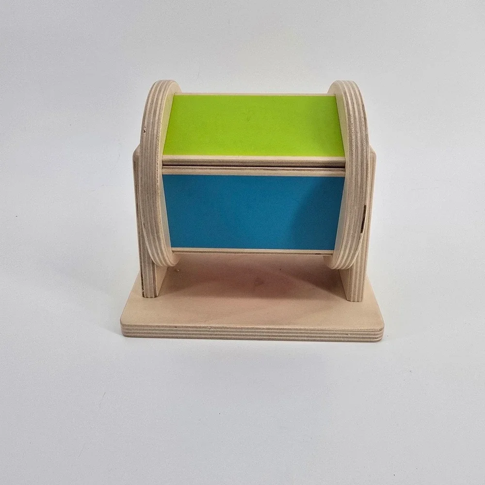 Lovevery Spinning Rainbow Drum Multicolor Wooden Montessori Toy